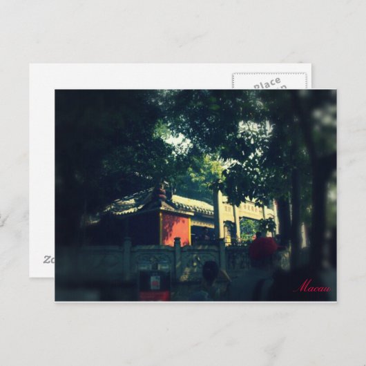 Macau Tourist Spot Briefkaart (Voorkant / Achterkant)