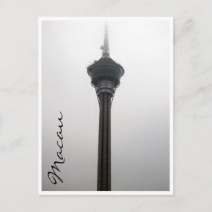 macau tower high briefkaart