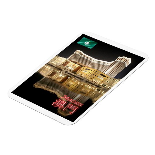 Macau van Night - Magnet Magneet (Linkerzijde)