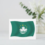 Macau Vlag Ansichtkaart Briefkaart (Staand voorkant)