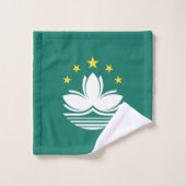 Macau vlag bad handdoek (Wasdoekje)