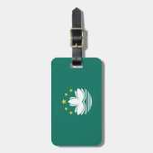 Macau-vlag Bagagelabel (Voorkant verticaal)