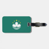 Macau-vlag Bagagelabel (Achterkant horizontaal)