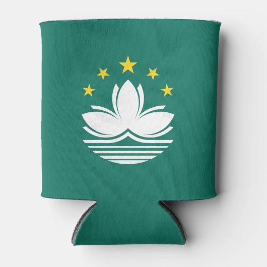 Macau-vlag Blikjeskoeler (Voorkant)