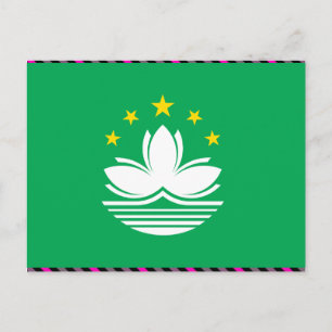 Macau-vlag Briefkaart