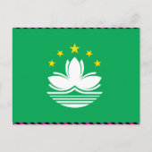 Macau-vlag Briefkaart (Voorkant)