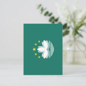 Macau-vlag Briefkaart (Staand voorkant)
