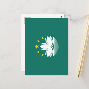 Macau-vlag Briefkaart