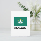 Macau-vlag Briefkaart (Staand voorkant)