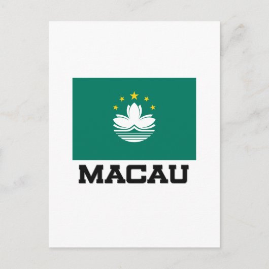 Macau-vlag Briefkaart (Voorkant)