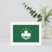 Macau-vlag Briefkaart (Staand voorkant)
