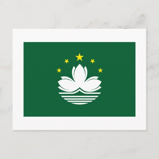 Macau-vlag Briefkaart (Voorkant)