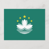 Macau-vlag Briefkaart (Voorkant)