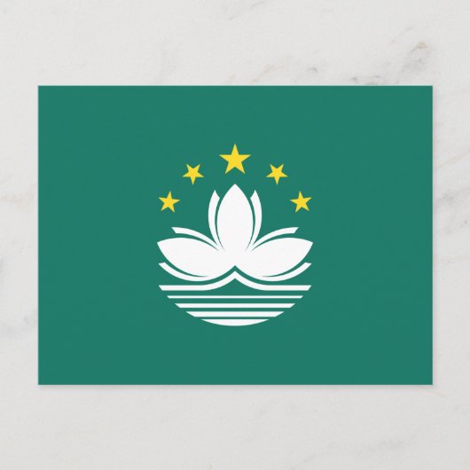 Macau-vlag Briefkaart (Voorkant)