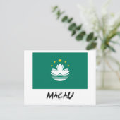 Macau-vlag Briefkaart (Staand voorkant)