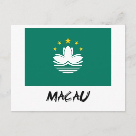 Macau-vlag Briefkaart (Voorkant)