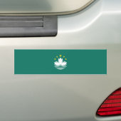Macau-vlag Bumpersticker (Op auto)