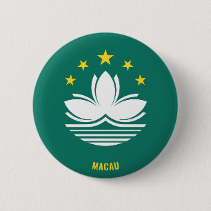 Macau Vlag Charmante Patriottische Button