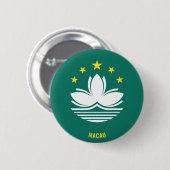 Macau Vlag Charmante Patriottische Button (Voorkant /achterkant)