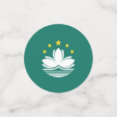 Macau-vlag Confetti (Kleine voorkant)
