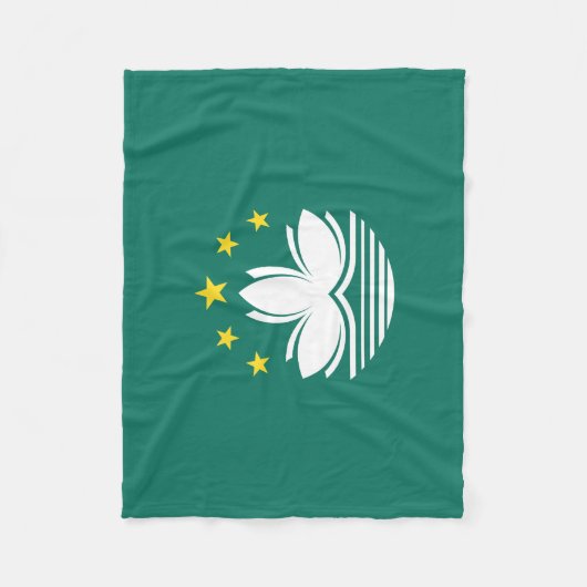 Macau-vlag Fleece Deken (Voorkant)