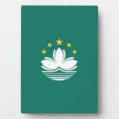 Macau-vlag Fotoplaat (voorkant)