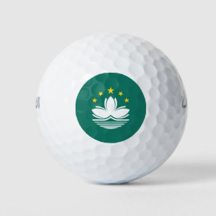 Macau vlag golfballen