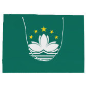 Macau-vlag Groot Cadeauzakje (Achterkant)