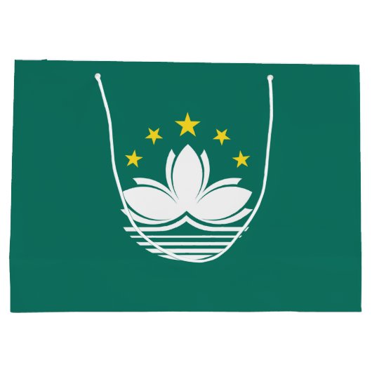 Macau-vlag Groot Cadeauzakje (Achterkant)