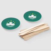 Macau-vlag Handwaaier (Niet-gemonteerd)