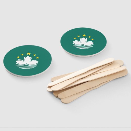 Macau-vlag Handwaaier (Niet-gemonteerd)