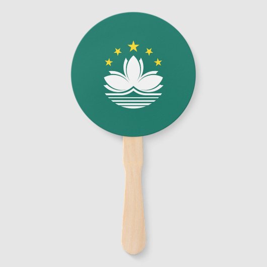 Macau-vlag Handwaaier (Voorkant)