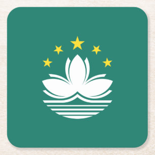 Macau-vlag Kartonnen Onderzetters