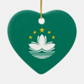 Macau-vlag Keramisch Ornament (Achterkant)