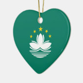 Macau-vlag Keramisch Ornament (Links)