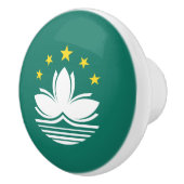 Macau-vlag Keramische Knop (Rechts)