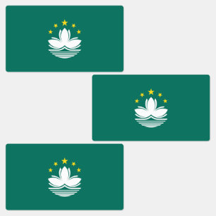 Macau-vlag Labels