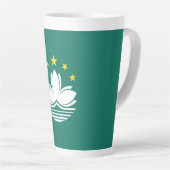 Macau-vlag Latte Mok (Rechterhoek)