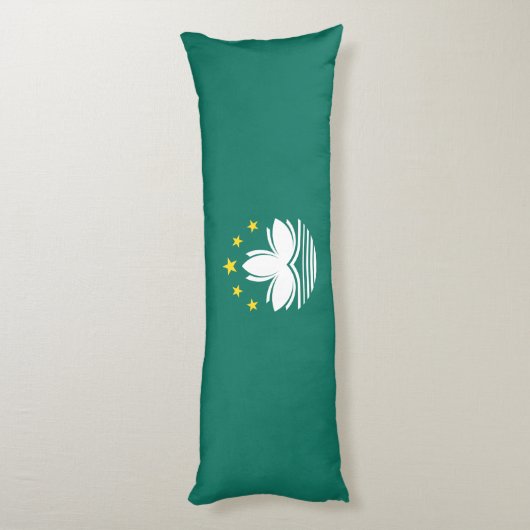Macau-vlag Lichaamskussen (Achterkant (Verticaal))