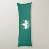 Macau-vlag Lichaamskussen (Achterkant (Verticaal))