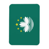 Macau-vlag Magneet (Verticaal)
