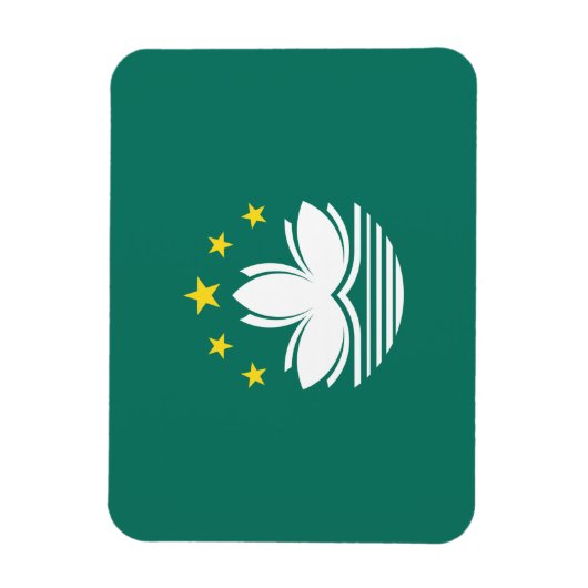 Macau-vlag Magneet (Verticaal)