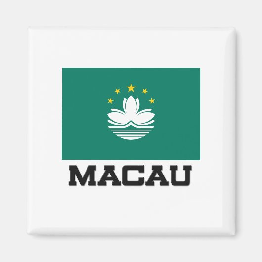 Macau-vlag Magneet (Voorkant)