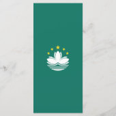 Macau vlag menu (Achterkant)