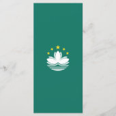 Macau vlag menu (Voorkant)