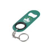 Macau-vlag Mini Flessenopener (Achterkant Gekanteld)