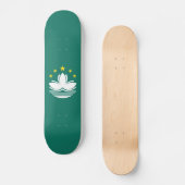 Macau-vlag Persoonlijk Skateboard (Voorkant)