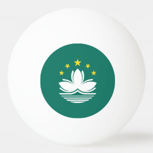 Macau vlag pingpongbal