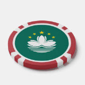 Macau-vlag Poker Chips (Enkel)