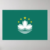 Macau-vlag Poster (Voorkant)